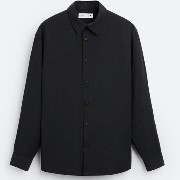 zara Other - Black Long Sleeve Button-Down Shirt